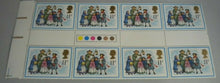 Load image into Gallery viewer, 1978 18TH CENTURY CAROL SINGERS 11P BLOCK OF 8 STAMPS MNH WITH TRAFFIC LIGHTS
