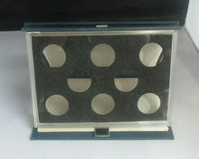 Load image into Gallery viewer, ROYAL MINT BLUE COIN HOLDER FOR UPTO 8 FLORINS CASE &amp; INSERT ONLY - NO COINS
