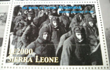 Load image into Gallery viewer, THE ROUTE TO VICTORY THE BATTLE OF STALINGRAD STAMPS MNH &amp; INFORMATION CARD
