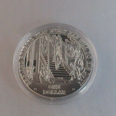 2007 Battle of Trafalgar - Nelson Silver Proof Cook Islands $1 Coins + Caps Cc5