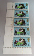 Load image into Gallery viewer, 1970 SIGNING OF INTERNATIONAL CO-OPERATIVE ALLIANCE 1/- BLOCK OF 5 STAMPS MNH
