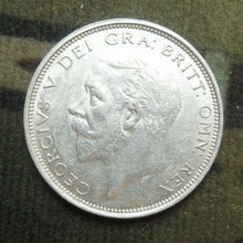 Load image into Gallery viewer, 1927 GEORGE V BARE HEAD COINAGE HALF 1/2 CROWN SPINK 4032 CROWNED SHIELD CC1
