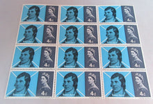 Load image into Gallery viewer, 1965 QEII ROBERT BURNS 16 x PRE DECIMAL STAMPS MNH IN CLEAR FRONTED STAMP HOLDER
