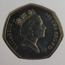 Load image into Gallery viewer, 1992-1993 BRITISH PRESIDENCY OF EUROPE 50 PENCE BUNC FIRST DAY COIN COVER PNC
