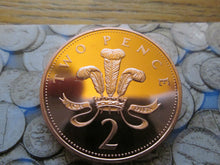 Load image into Gallery viewer, UK Proof TWO Pence 2p Mint Condition! 1970 - 2020 With Protective Wallet
