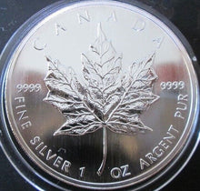 Load image into Gallery viewer, CANADA 1oz SILVER MAPLES all .999 FINE-SILVER PRIVY MARKS ROYAL CANADA MINT
