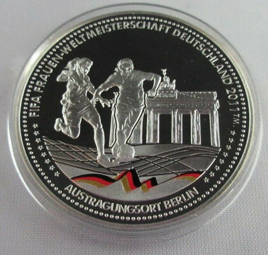 FIFA WOMENS WORLD CUP GERMANY 2011 36mm AUSTRAGUNGSORT BERLIN SILVER PROOF MEDAL