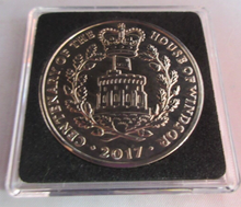 Load image into Gallery viewer, 2017 QUEEN ELIZABETH II HOUSE OF WINDSOR BUNC £5 FIVE POUND COIN QUAD CAP &amp; COA
