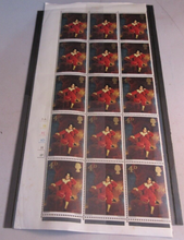 Load image into Gallery viewer, 1967 BRITISH PAINTINGS MASTER LAMBTON 4d 15 X STAMPS MNH &amp; STAMP HOLDER
