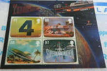 Load image into Gallery viewer, 4Thunderbirds Lenticular 3D Effect postage Stamps ,Mini Sheet Gerry Anderson MNH
