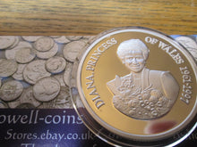 Load image into Gallery viewer, UK SILVER PROOF PRINCESS DIANA COINS VARIOUS £5 /CROWNS/RUPEES/ DOLLARS
