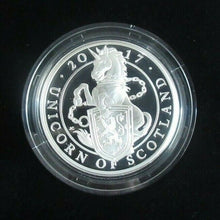 Load image into Gallery viewer, The Unicorn of Scotland 2017 1oz Silver Proof UK £2 Coin In Royal Mint Box + COA
