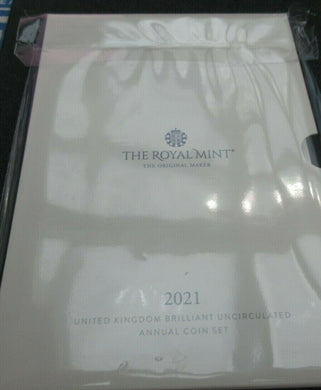 2021 ROYAL  MINT BUNC DIFFINATIVE COIN SET £2 £1 50p - 1p IN OUTER BOX