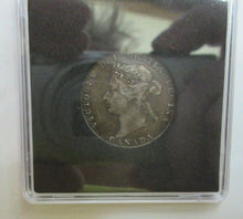 Load image into Gallery viewer, 1872 CANADA 25 CENT SILVER COIN Large 2  H   AUNC HOUSED IN QUAD CAPSULE
