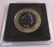 Load image into Gallery viewer, 2009 ROBERT BURNS QEII BUNC £2 TWO POUND COIN WITH QUAD CAPSULE &amp; COA
