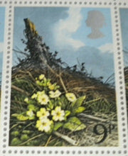 Load image into Gallery viewer, 1979 SPRING WILD FLOWERS PRIMROSE 9p BLOCK OF 10 STAMPS MNH &amp; TRAFFIC LIGHTS
