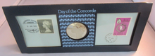 Load image into Gallery viewer, 1976 DAY OF THE CONCORDE SILVER PROOF MEDAL JOHN PINCHES BOOKLET &amp; LETTER
