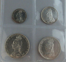 Load image into Gallery viewer, 1891 Maundy Money Queen Victoria Jubilee Head Sealed/Box AUnc-Unc Spink Ref 3932
