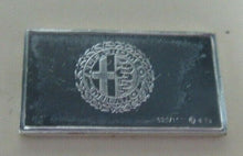 Load image into Gallery viewer, 1938 ALFA ROMEO 15mm X 10mm 1.60gram SILVER INGOT WITH INFORMATION SLIP
