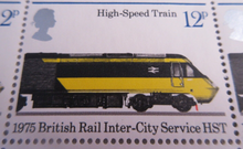 Load image into Gallery viewer, 1975 HIGH SPEED TRAIN 12P 25 X STAMPS MNH WITH TRAFFIC LIGHTS &amp; STAMP HOLDER
