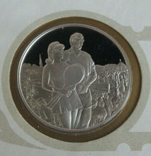 Load image into Gallery viewer, 1977 100 Years Tennis Wimbledon INT&#39;L Society of Postmasters Silver Proof Medal
