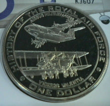 Load image into Gallery viewer, 2007 VICKERS VALENTIA BUNC COMMEMORATIVE 1 DOLLAR COIN COVER PNC WITH COA
