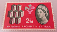 Load image into Gallery viewer, 1960&#39;S VARIOUS QUEEN ELIZABETH II 14 PRE DECIMAL STAMPS MNH IN STAMP HOLDER
