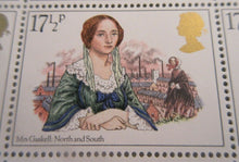 Load image into Gallery viewer, GB 1980 MRS GASKELL NORTH &amp; SOUTH 17 1/2p BLOCK OF 12 STAMPS MNH
