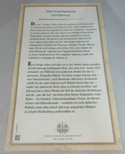 Load image into Gallery viewer, THE GREATEST GERMANS IN REAL SILVER CARL SPITZWEG 1808-1885 S/PROOF MEDAL &amp; COA
