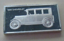 Load image into Gallery viewer, 1923 CHEVROLET 15mm X 10mm 1.60gram SILVER INGOT WITH INFORMATION SLIP
