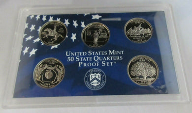 1999 UNITED STATES MINT 50 STATE QUARTERS PROOF 5 COIN SET SAN FRANCISCO MINT