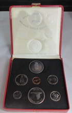 Load image into Gallery viewer, 1867-1967 ROYAL CANADIAN MINT 7 COIN SET MEDAL DOLLAR &amp; CENTS ORIGINAL CASE &amp;BOX
