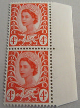 Load image into Gallery viewer, VARIOUS QUEEN ELIZABETH II 4d (6 PAIRS) 12 STAMPS MNH WITH CLEAR FRONTED HOLDER
