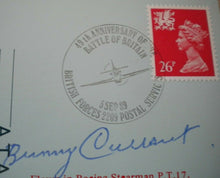 Load image into Gallery viewer, 1989 50th ANNIV AIR TRANSPORT AUXILIARY W/C C.F.CURRENT SIGNED FLOWN STAMP COVER
