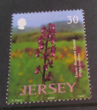 Load image into Gallery viewer, JERSEY PLANTS DECIMAL STAMPS X 4 MNH IN STAMP HOLDER
