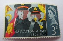 Load image into Gallery viewer, 1965 SALVATION ARMY CENTENARY PHOSPHOR SET 3d  &amp; 1/6 STAMPS MNH
