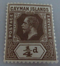 Load image into Gallery viewer, 1913 KING GEORGE V &amp; VI PRE DECIMAL STAMPS - 8 X CAYMAN ISLANDS STAMPS
