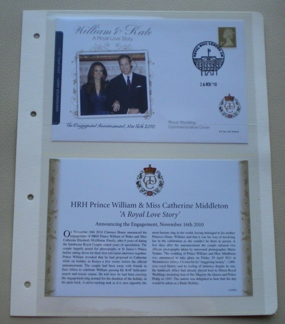 2011 WILLIAM & KATE - A ROYAL LOVE STORY - ANNOUNCING THE ENGAGEMENT COVER