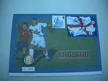 Load image into Gallery viewer, 2002 FOR ENGLAND £1 COIN COVER, BUNC, WITH ROYAL MAIL STAMPS, POSTMARKS PNC
