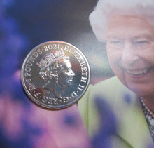 Load image into Gallery viewer, 2021 £5 Five pound Coin The Queens 95th Birthday Royal Mint MY HEART MY DEVOTION
