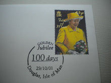 Load image into Gallery viewer, 2002 HM THE QUEEN&#39;S GOLDEN JUBILEE, FALKLAND ISLAND BUNC 50p CROWN COIN/PNC
