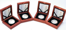 Load image into Gallery viewer, 2008 CHINA BEIJING OLYMPICS SILVER PROOF 4 COIN 10 YUAN SET SERIES III box/coa
