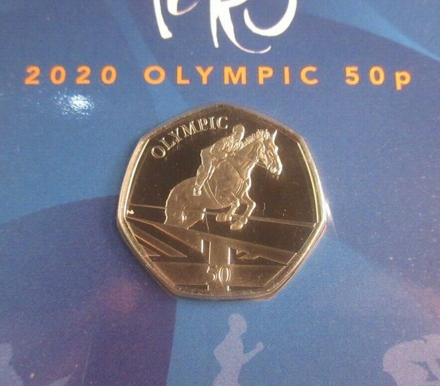 Tokyo Olympics 2020/2021 Diamond Finishing Gibraltar 50p Coin Packs