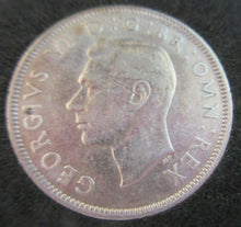 Load image into Gallery viewer, 1940 KING GEORGE VI BARE HEAD .500 SILVER FLORIN TWO SHILLING COIN WITH CAPSULE
