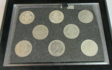 Load image into Gallery viewer, COMPLETE SET OF FLORINS VF-EF GEORGE VI 1937-1952 UK 16 COIN SET PRESENTED BOXED
