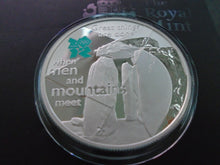 Load image into Gallery viewer, 2009 £5 Five Pound SILVER PROOF 2012 Olympic Games STONE HENGE BODY SERIES A0
