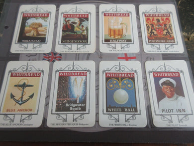 WHITBREAD INN SIGNS FROM DEVON & SUMMERSET 25 CARD SERIES, GREAT CONDITION