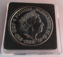 Load image into Gallery viewer, 2017 QUEEN ELIZABETH II KING CANUTE BUNC £5 FIVE POUND COIN QUAD CAPSULE &amp; COA
