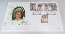 Load image into Gallery viewer, 1961-1997 A TRIBUTE TO THE PRINCESS OF WALES COVER STAMPS &amp; POSTMARKS
