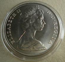 Load image into Gallery viewer, 1968 QUEEN ELIZABETH II GIBRALTAR ONE CROWN COIN PRESENTED IN CLEAR CAPSULE
